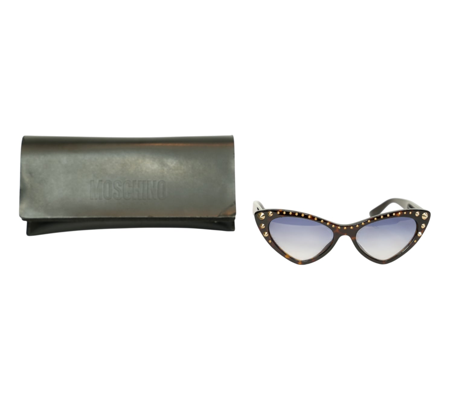 Embellished Full-Rim Cat-Eye Sunglasses