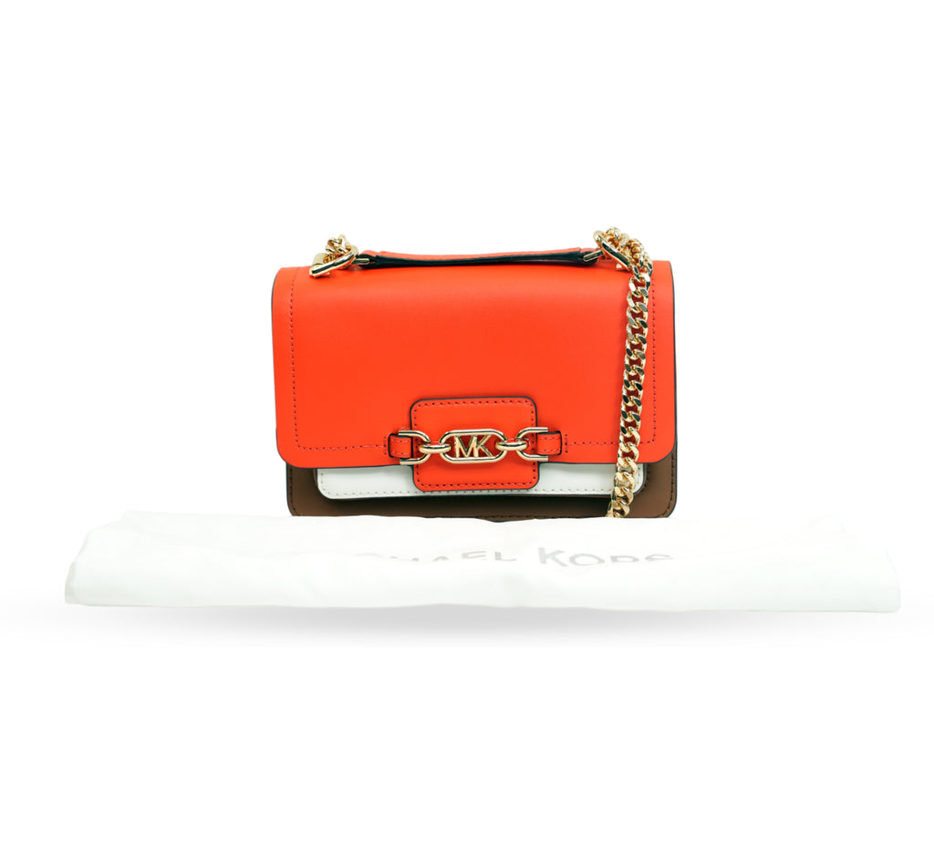 Heather Extra-Small Colorblock Leather Crossbody Bag