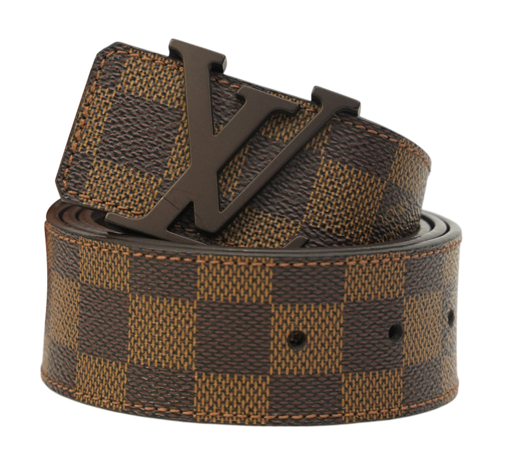 LV Initiales Damier Ebene Belt Size 90 - Cm