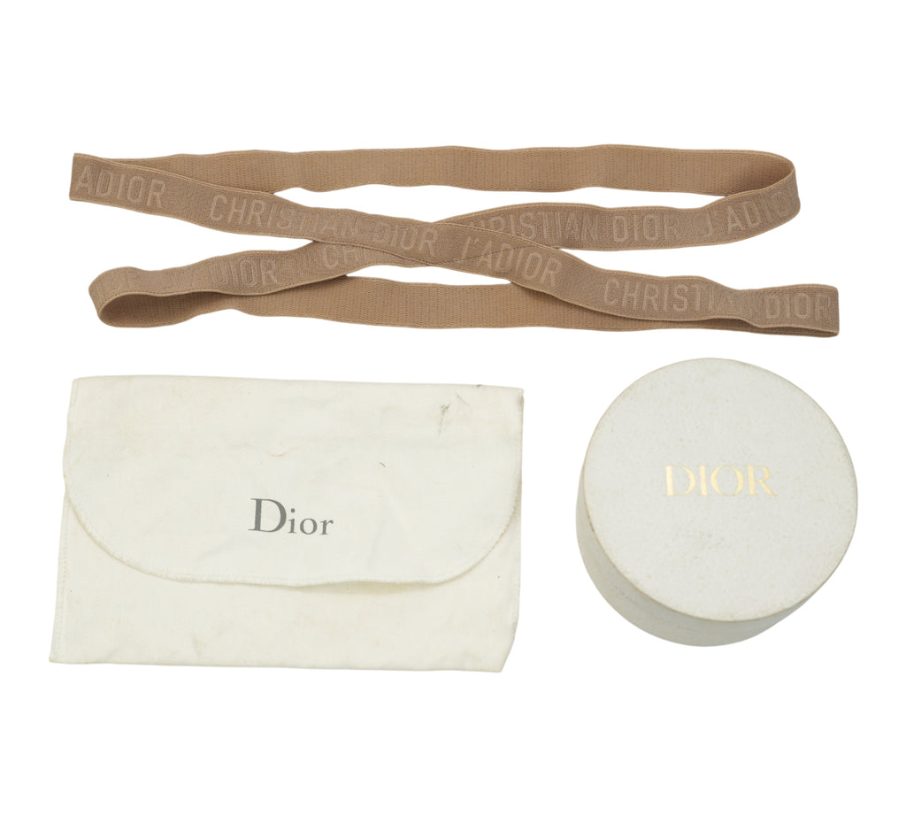 Beige J'Adior Elasticized Double Loop Headband