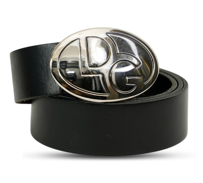 Oval DG Logo Buckle Belt Size 85 - Cm