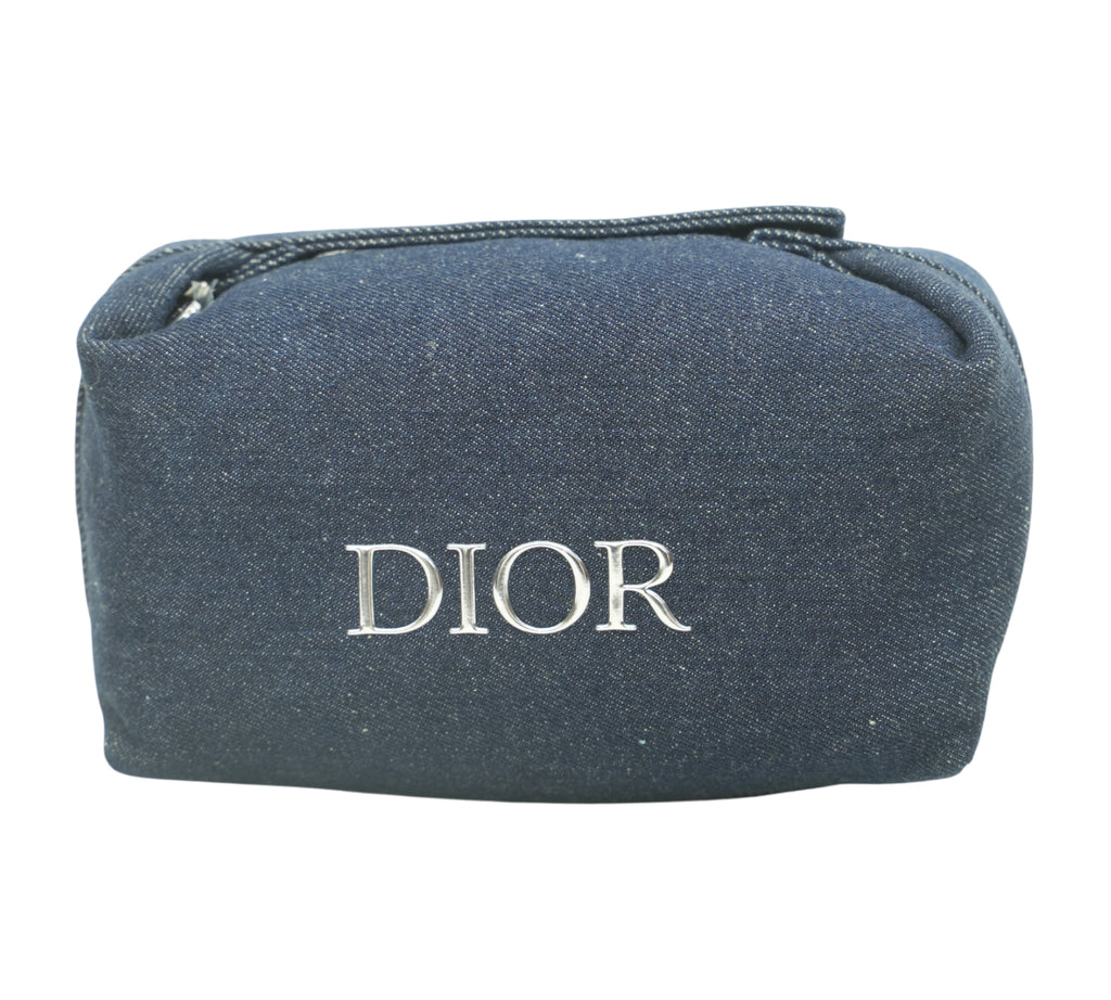 Denim Cosmetic Pouch