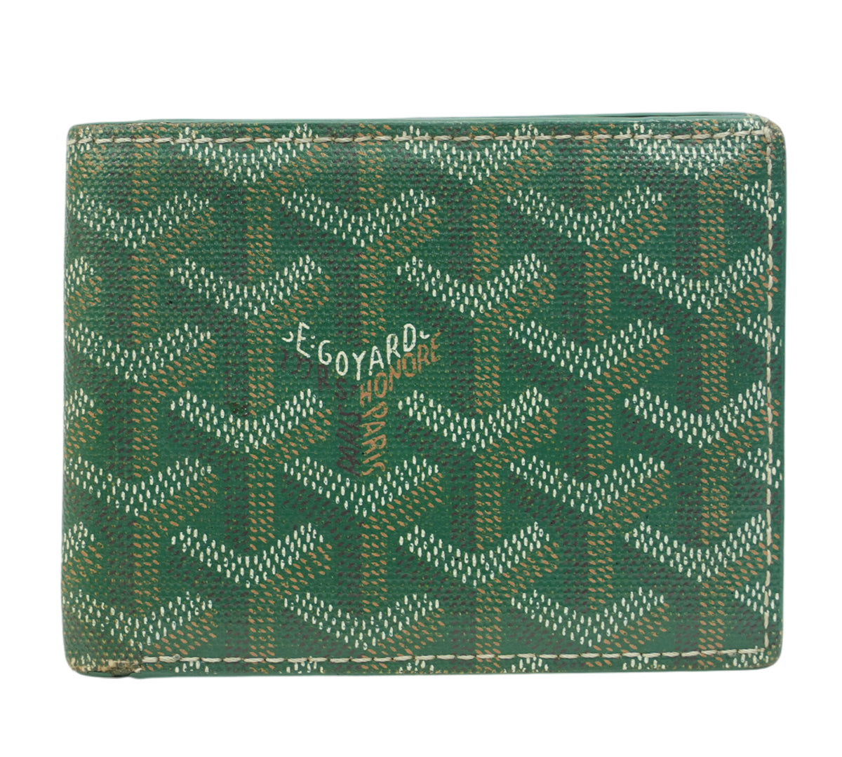Goyard Green Insert Victoire Card Wallet