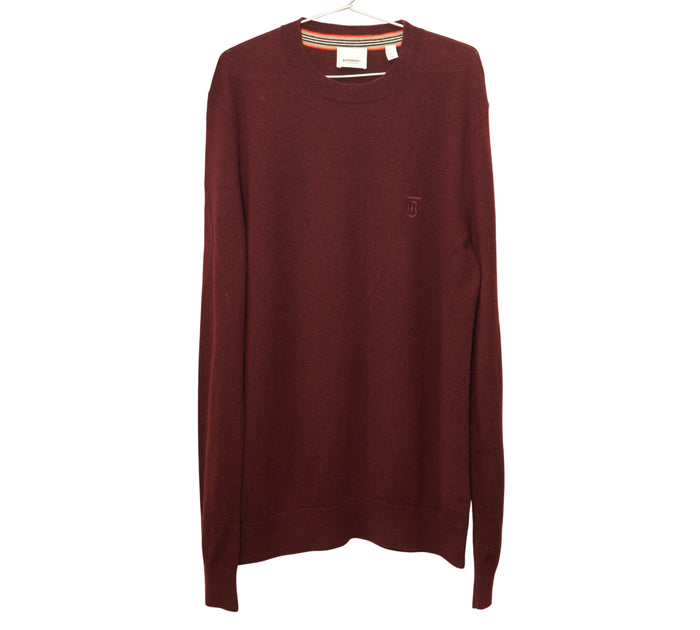 TB Monogram Embroidered Cashmere Sweater Size - SP