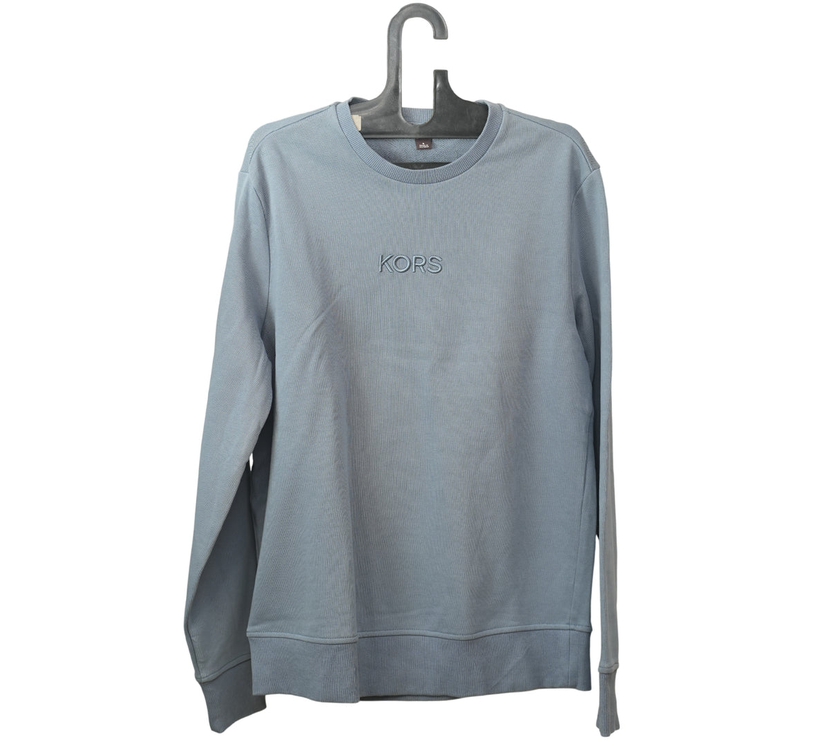 Michael Kors Ocean Mist Logo Embossed Regular Fit Sweatshirt Size - S