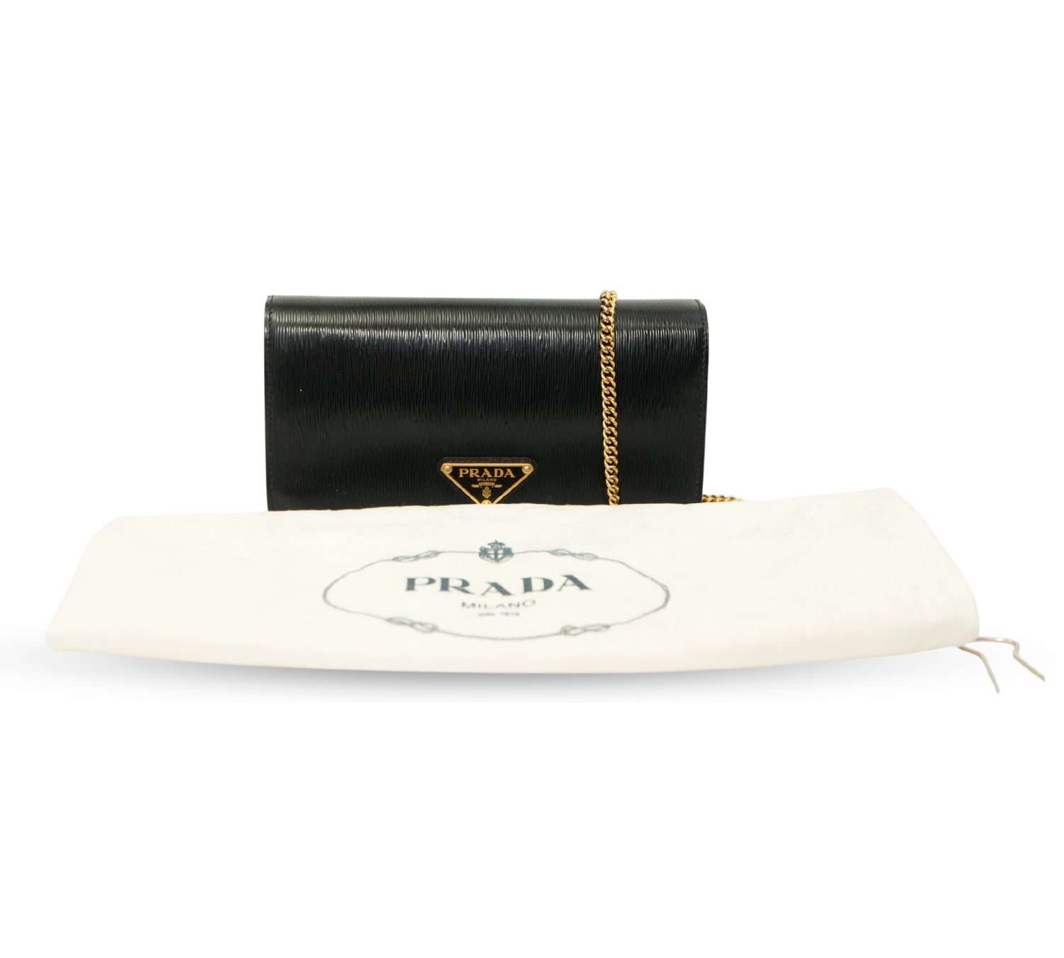 Vitello Move Leather Wallet On Chain Crossbody Bag