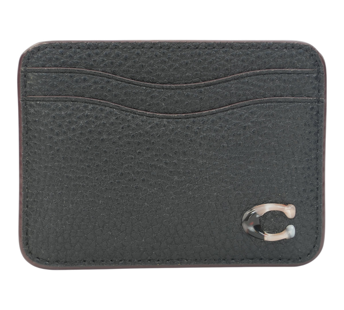 Black Coachtopia Black Wavy Card Case