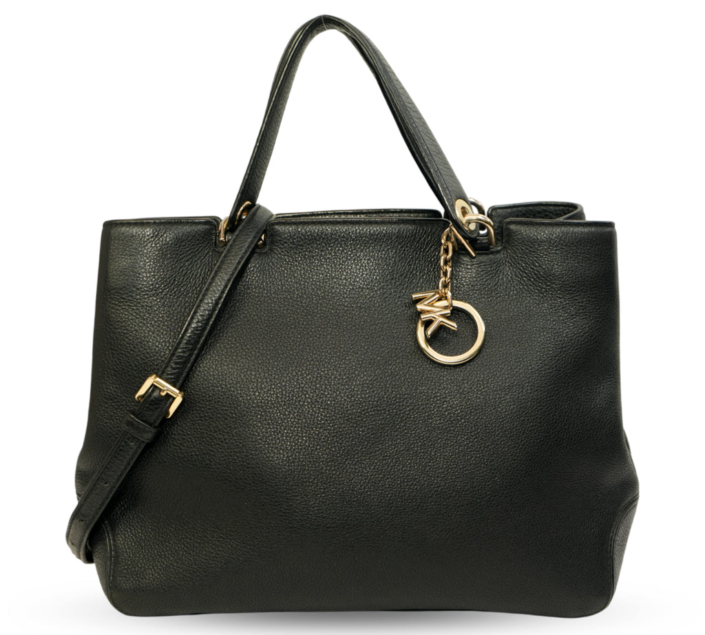 Anabelle Medium Leather Top Handle Satchel