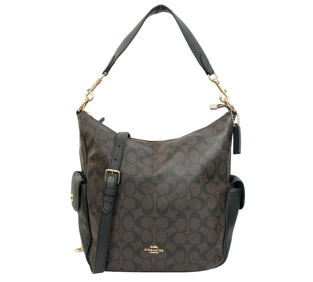 Signature Canvas Pennie Shoulder Bag