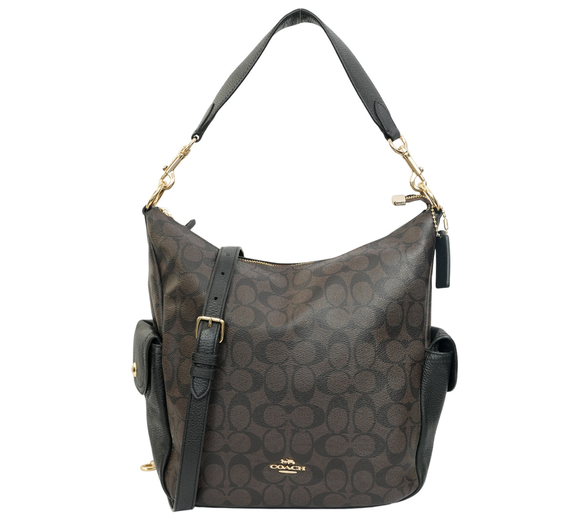Coach Signature Canvas Pennie Shoulder Bag