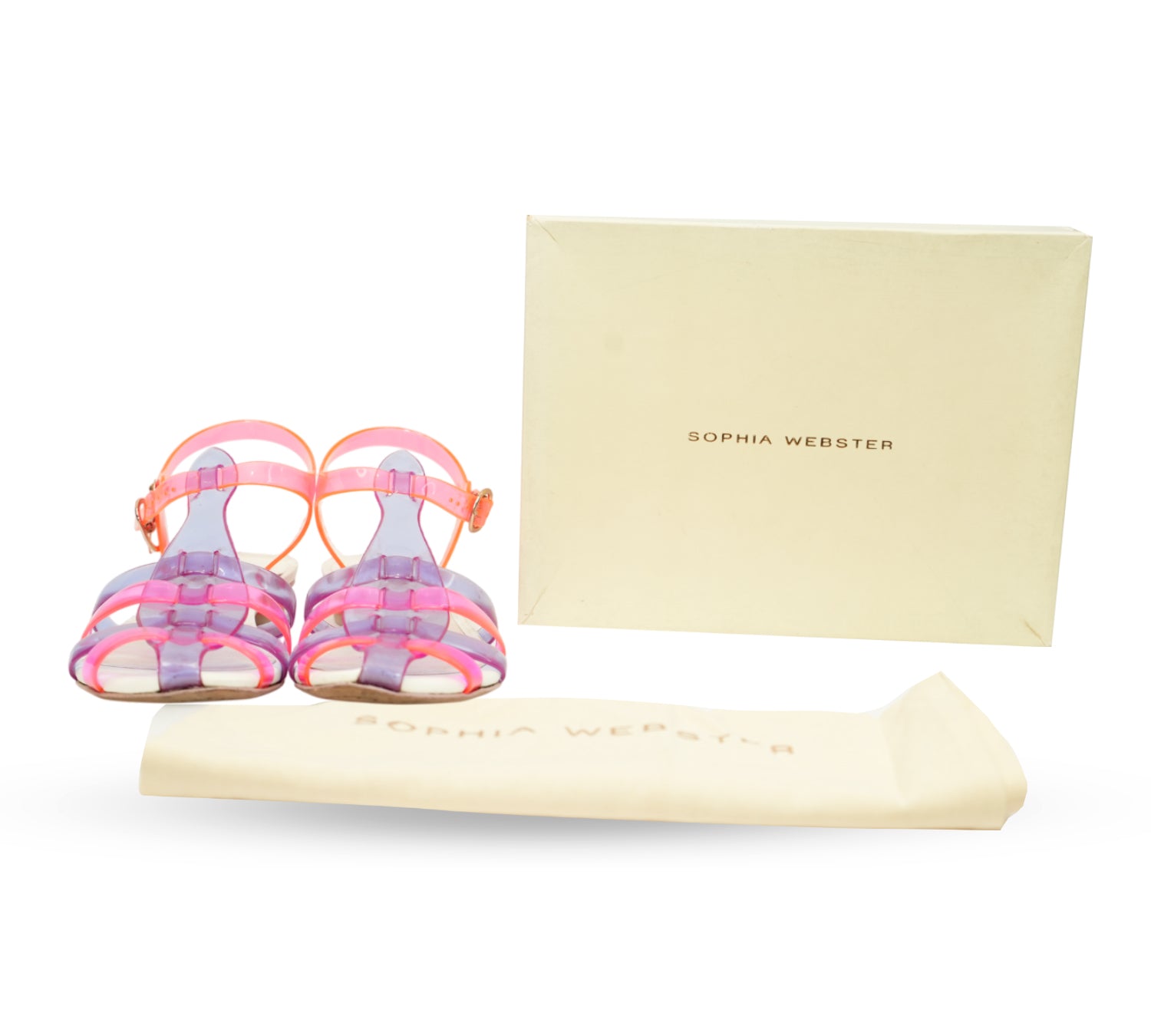 Violeta Jelly Flat Sandal Size 36.5 - Eur