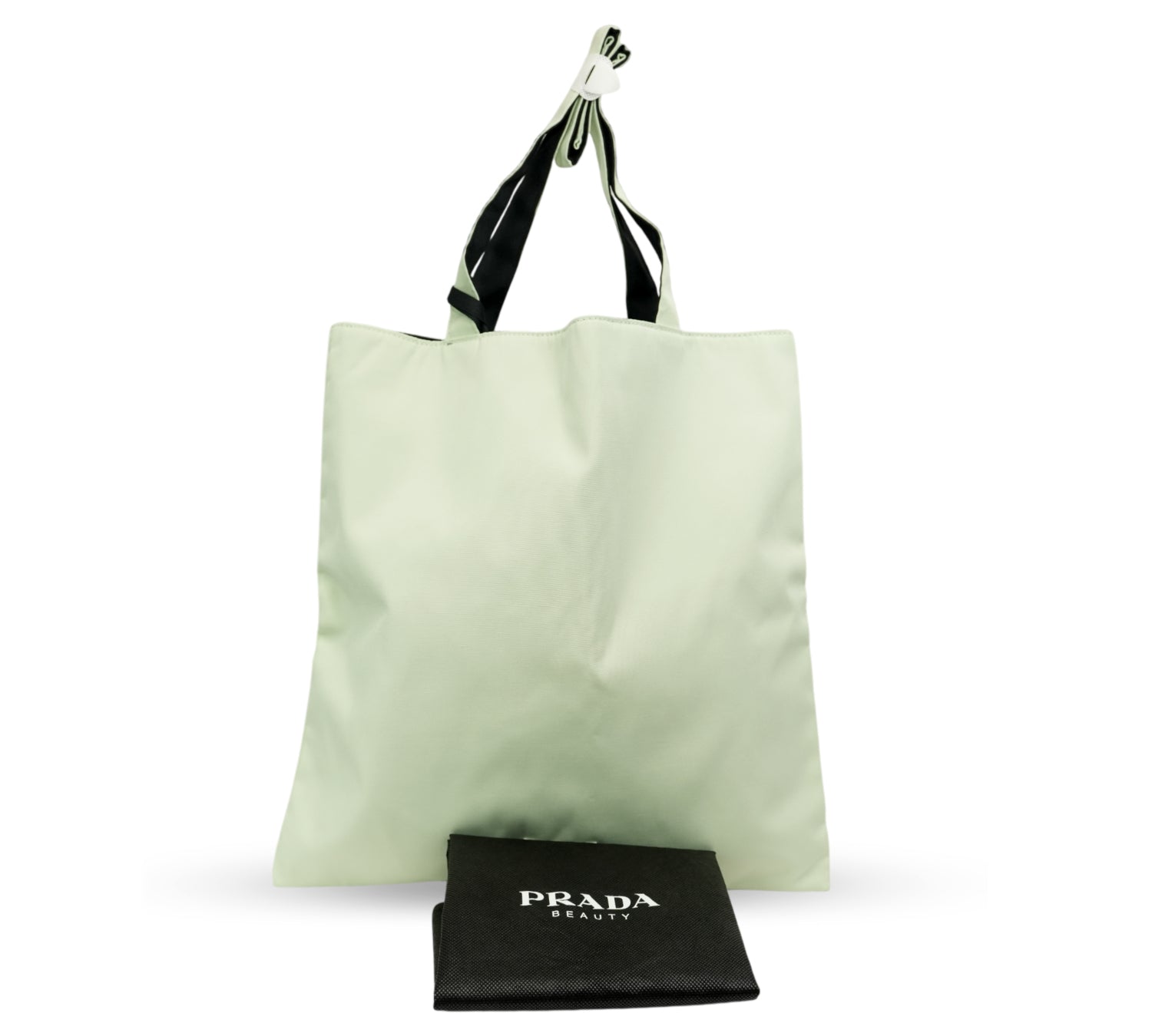 Prada  Reversible Nylon Tote Bag With Removable Pouch