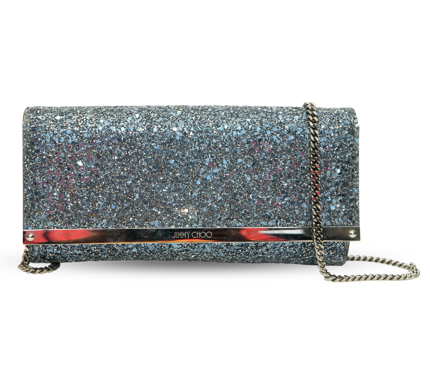 Emmie Coarse Glitter Clutch Bag
