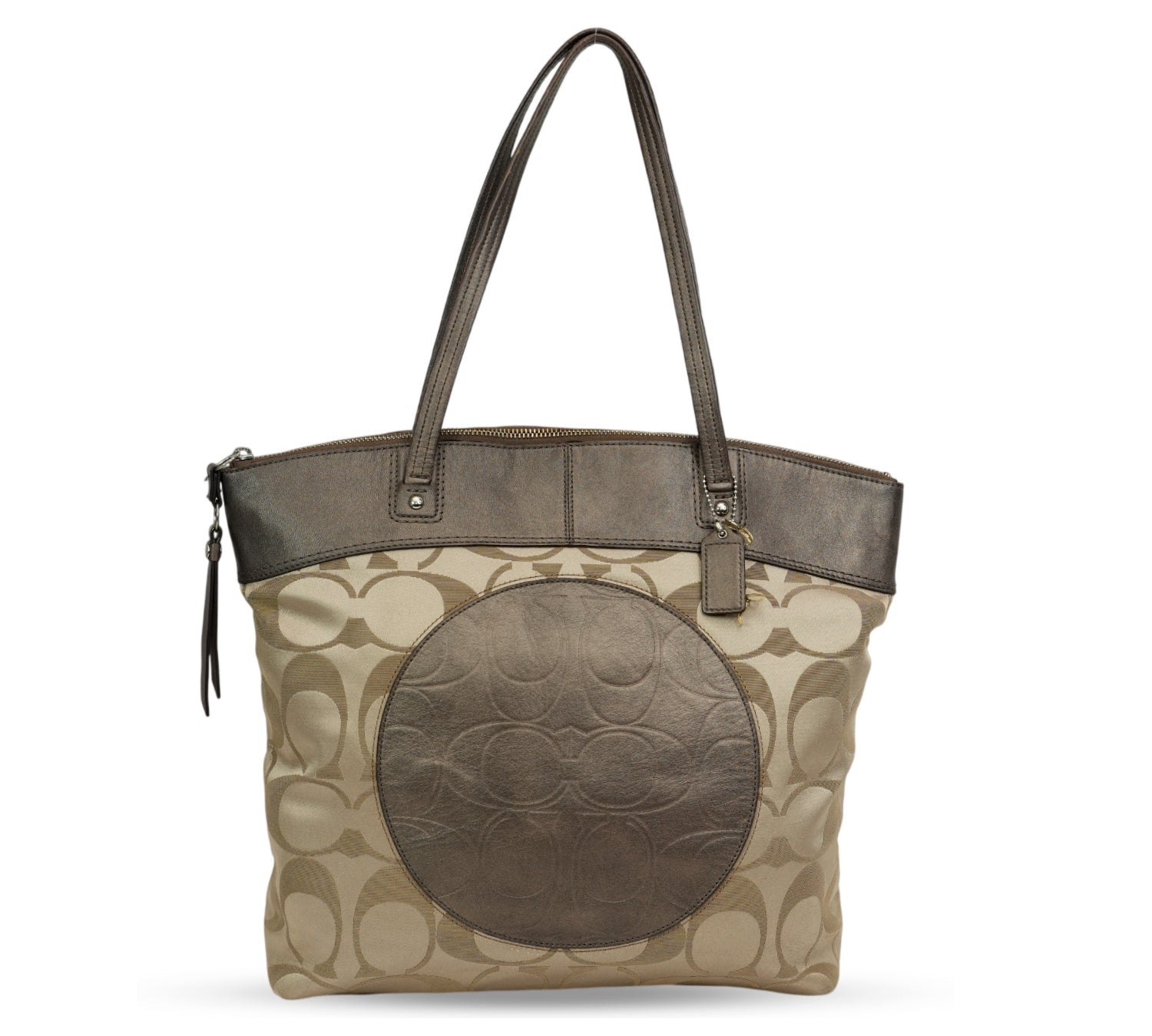 Coach Laura Signature Large Logo Tote Bag