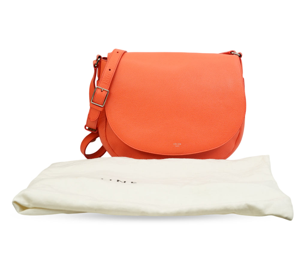 Orange Trotteur Messenger Bag