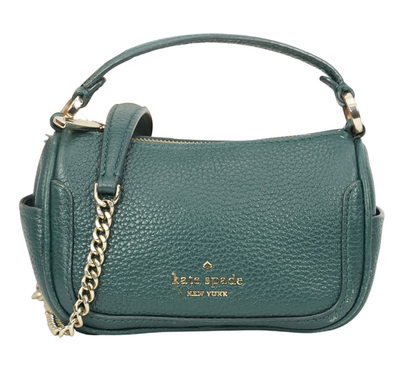 Smoosh Pebbled Leather Micro Crossbody Bag