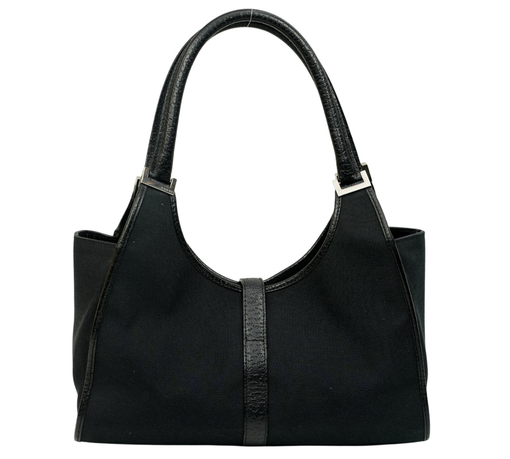 Black Jackie Bardot Shoulder Bag