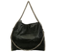 Black Falabella Fold-Over Tote Bag