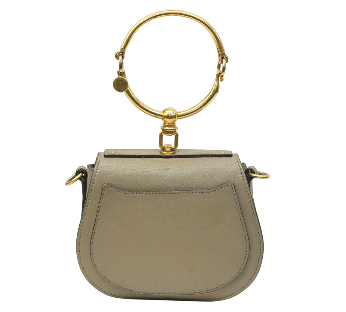 Chloe  Motty Grey Nile Small Bracelet Bag