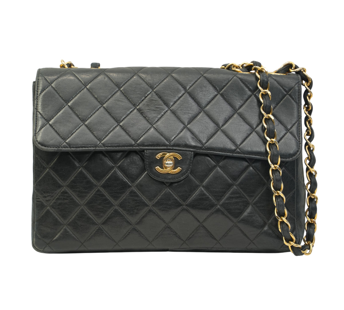 Chanel   Black Medium Classic Double Flap Bag