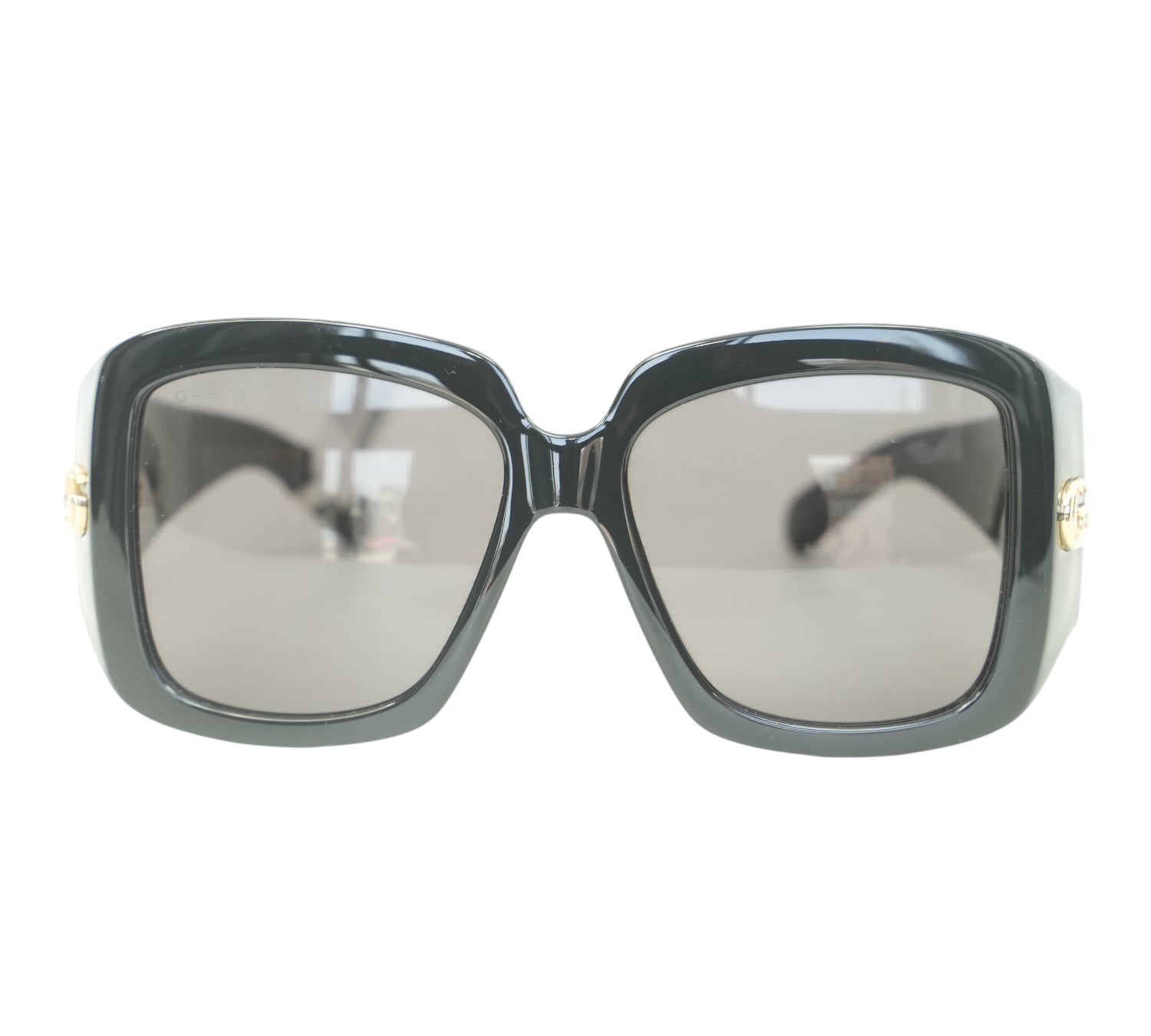 Black Square Wrap Sunglasses