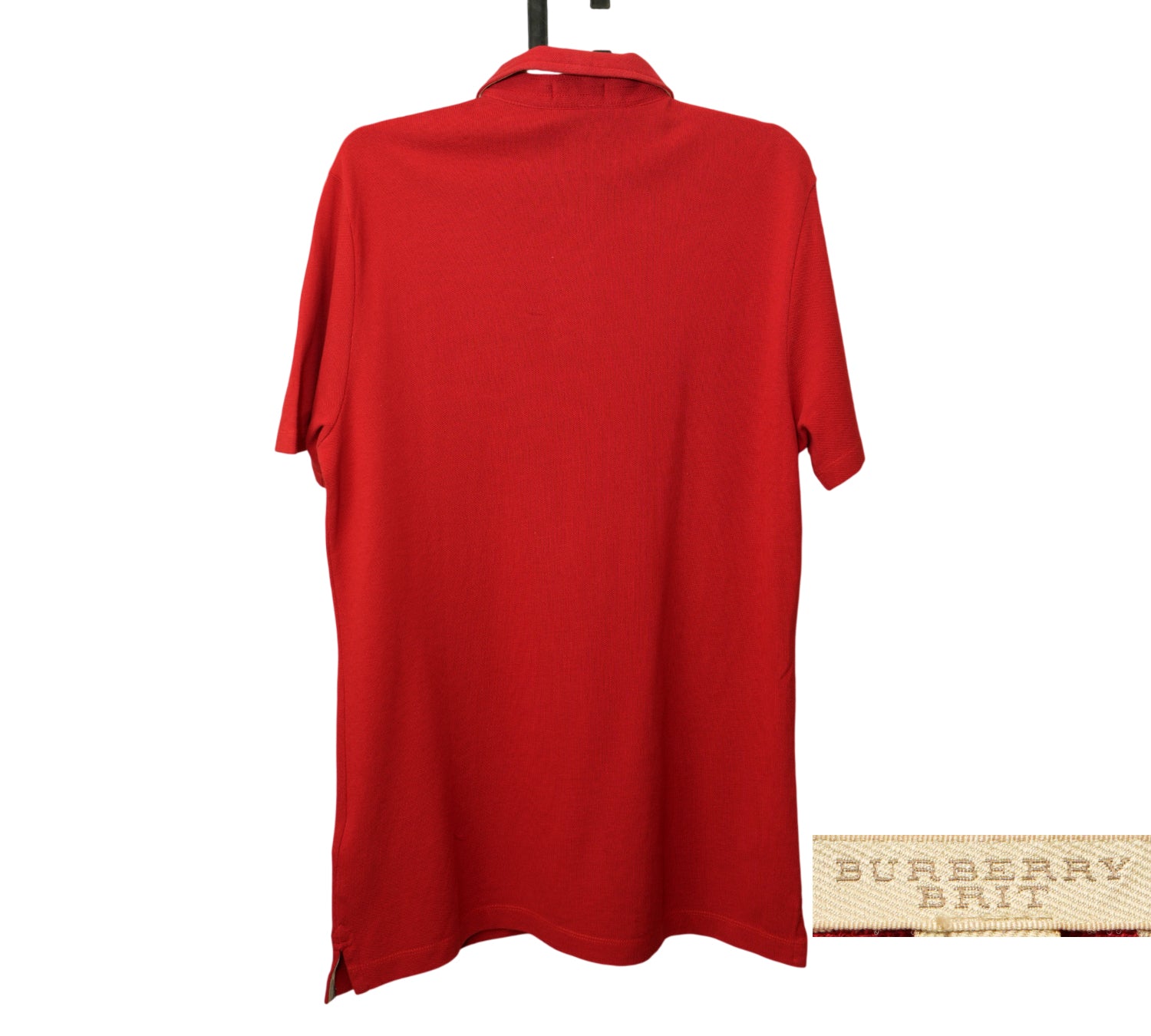 Red Cotton Piqué Polo Shirt Size - M
