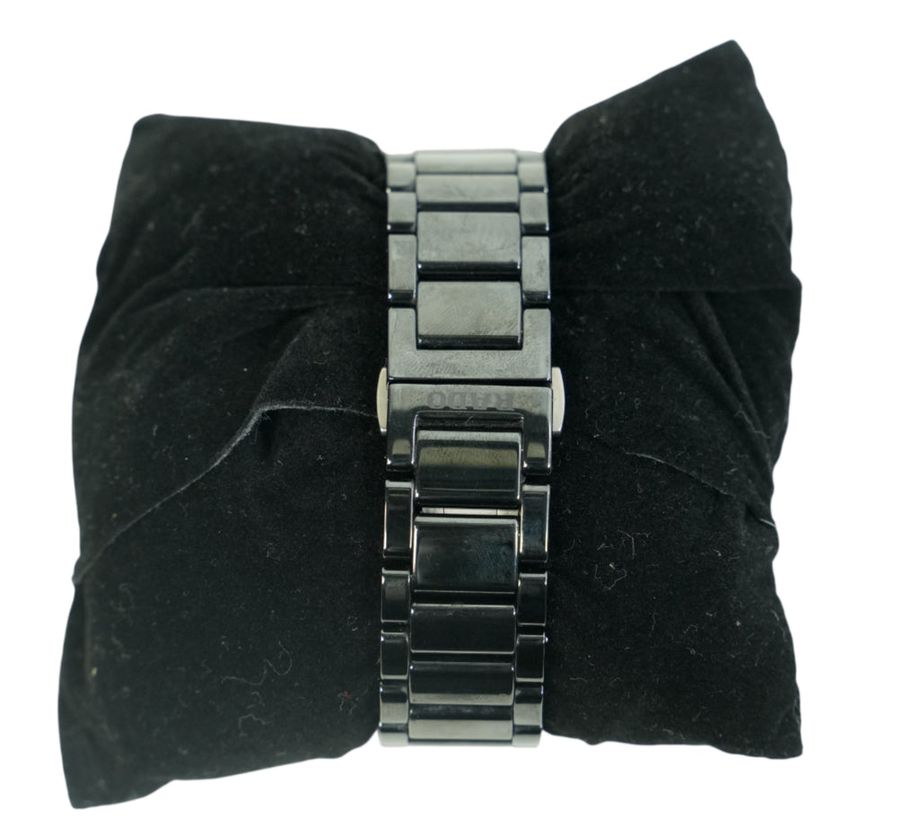 True Thinline Black Ceramic Watch