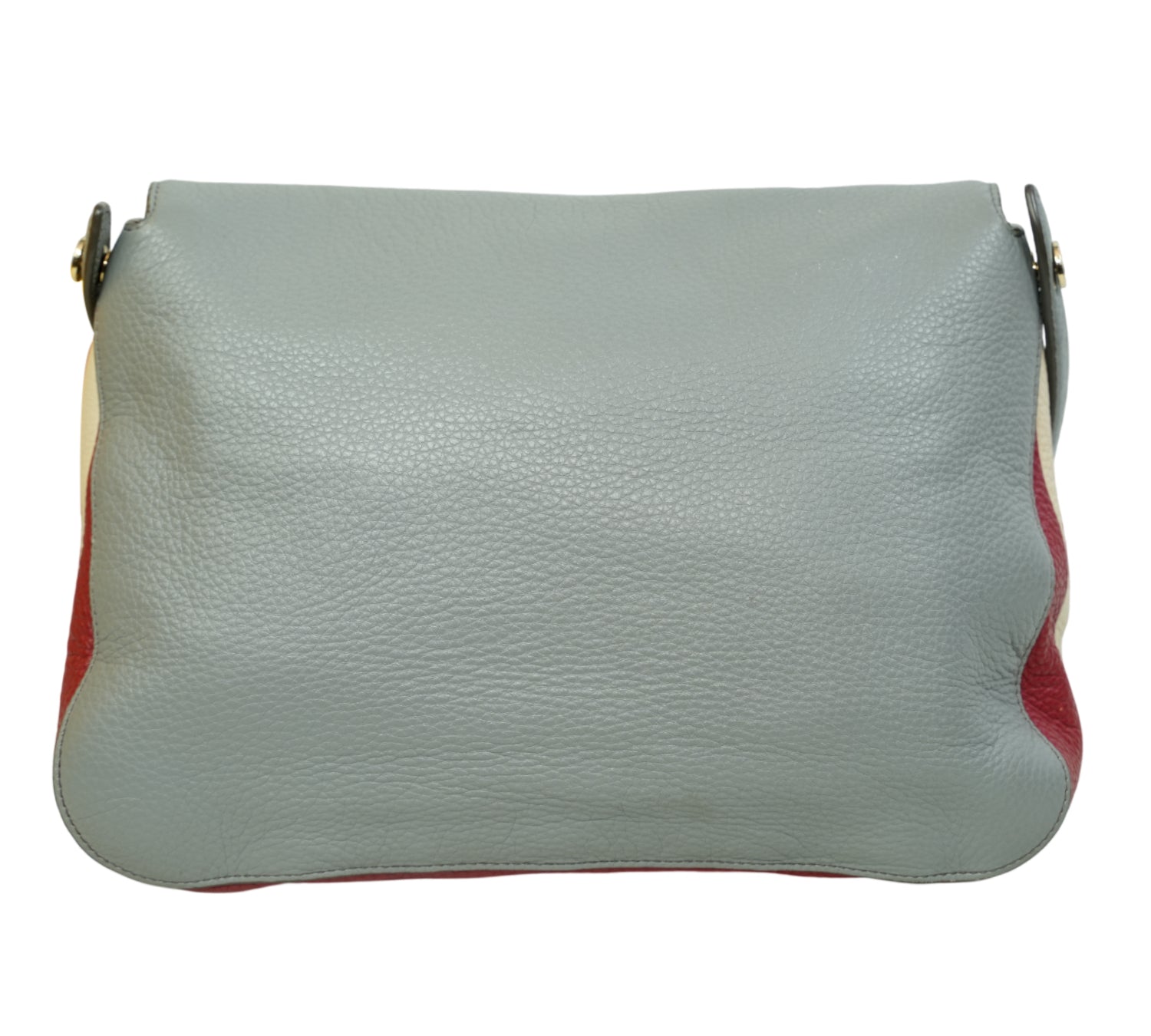 Binder Striped Leather Messenger Bag