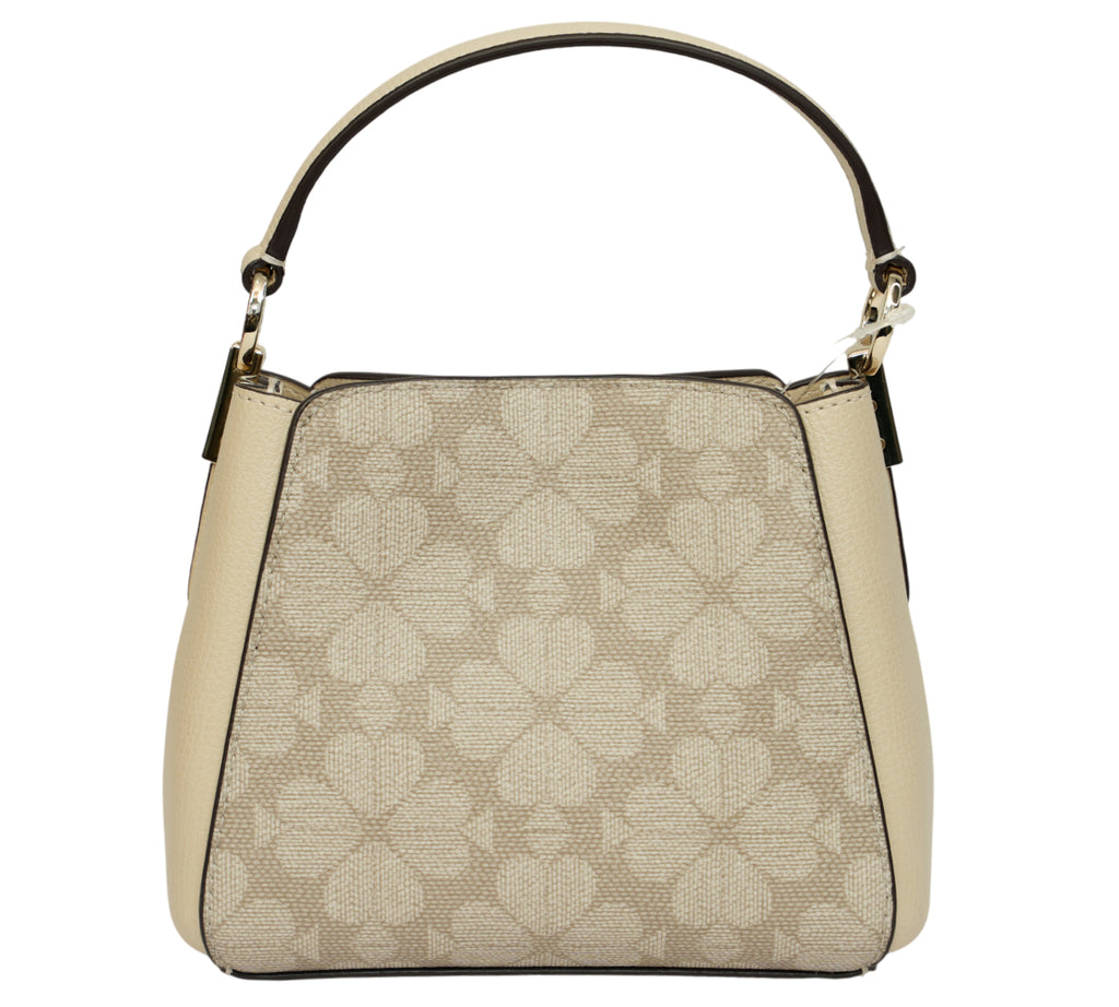 Spade Flower PVC Mini Top Handle Crossbody