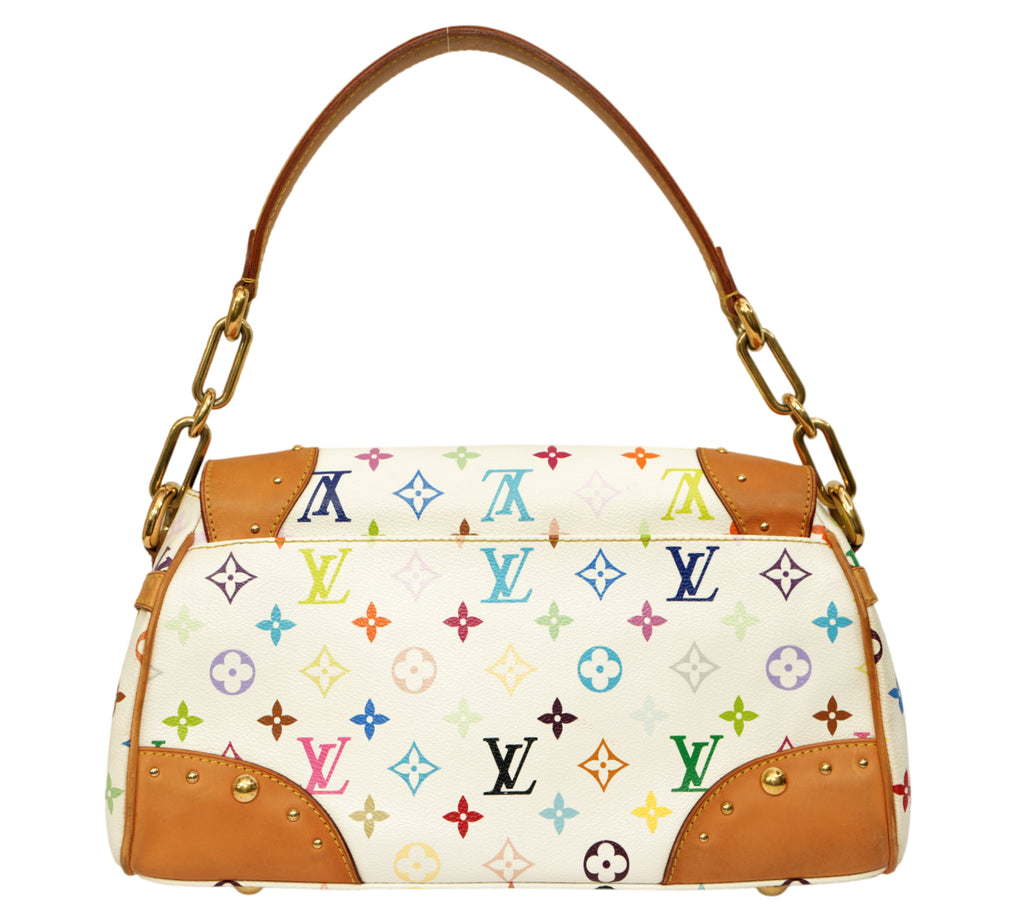 Takashi Murakami Monogram Multicolore Beverly MM Bag