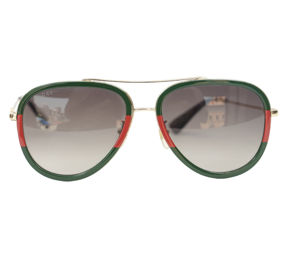 Gucci   Web Aviator Sunglasses