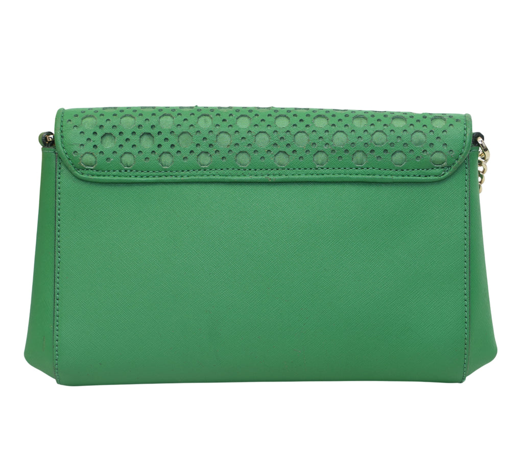 Newbury Lane Laser Cut Flap Shoulder Bag