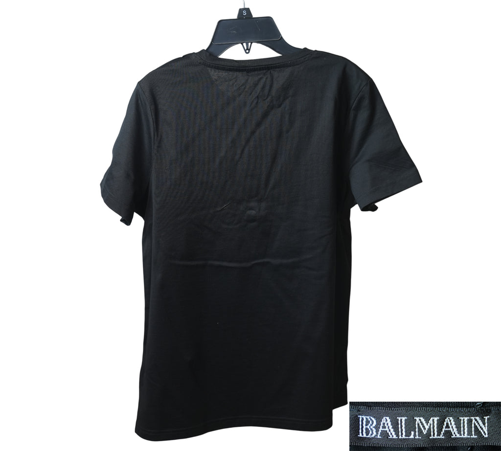 Black Logo-Print T-Shirt Size – M