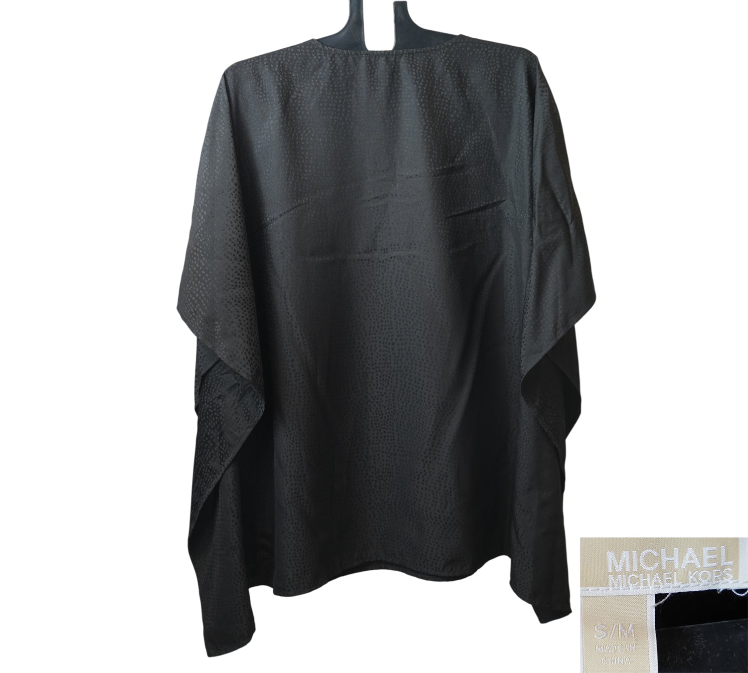 Black Flutter Sleeve Tunic Size – S/M