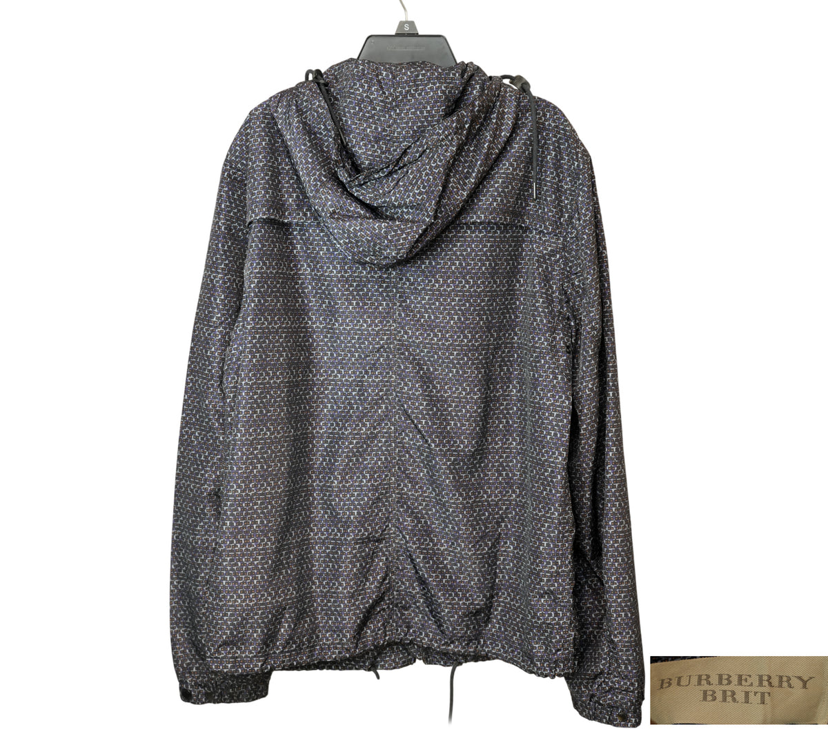 Burberry  Elmhurst Reversible Monogram Print Hooded Jacket Size - M