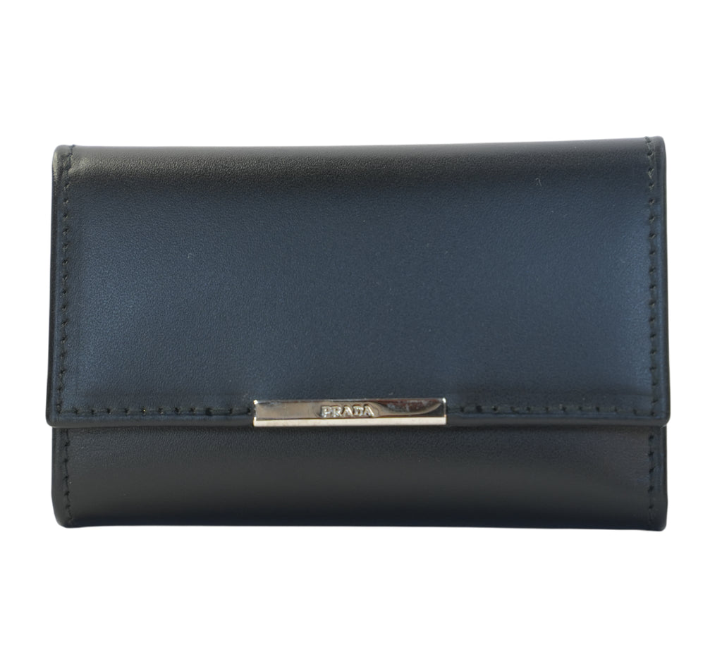 Vintage Smooth Leather 6-Hook Key Case