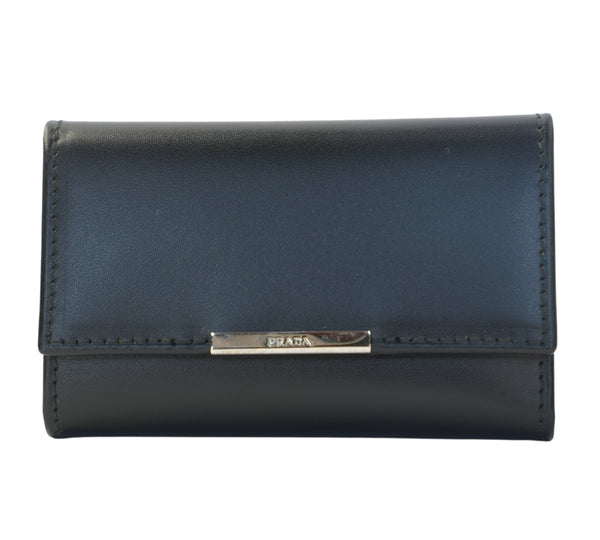Vintage Smooth Leather 6-Hook Key Case