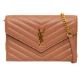 Dusty Rose Pink  Classic Cassandre Chain Wallet