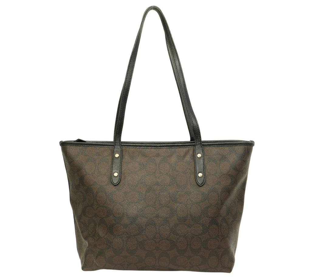 Signature Canvas City Zip Tote