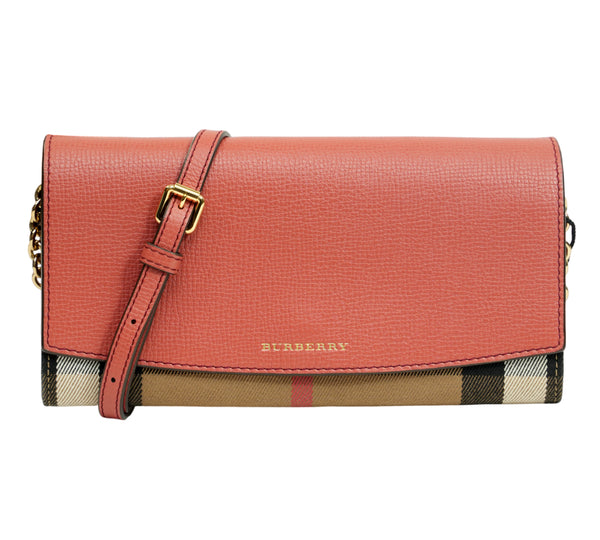 House Check Henley Wallet On Chain