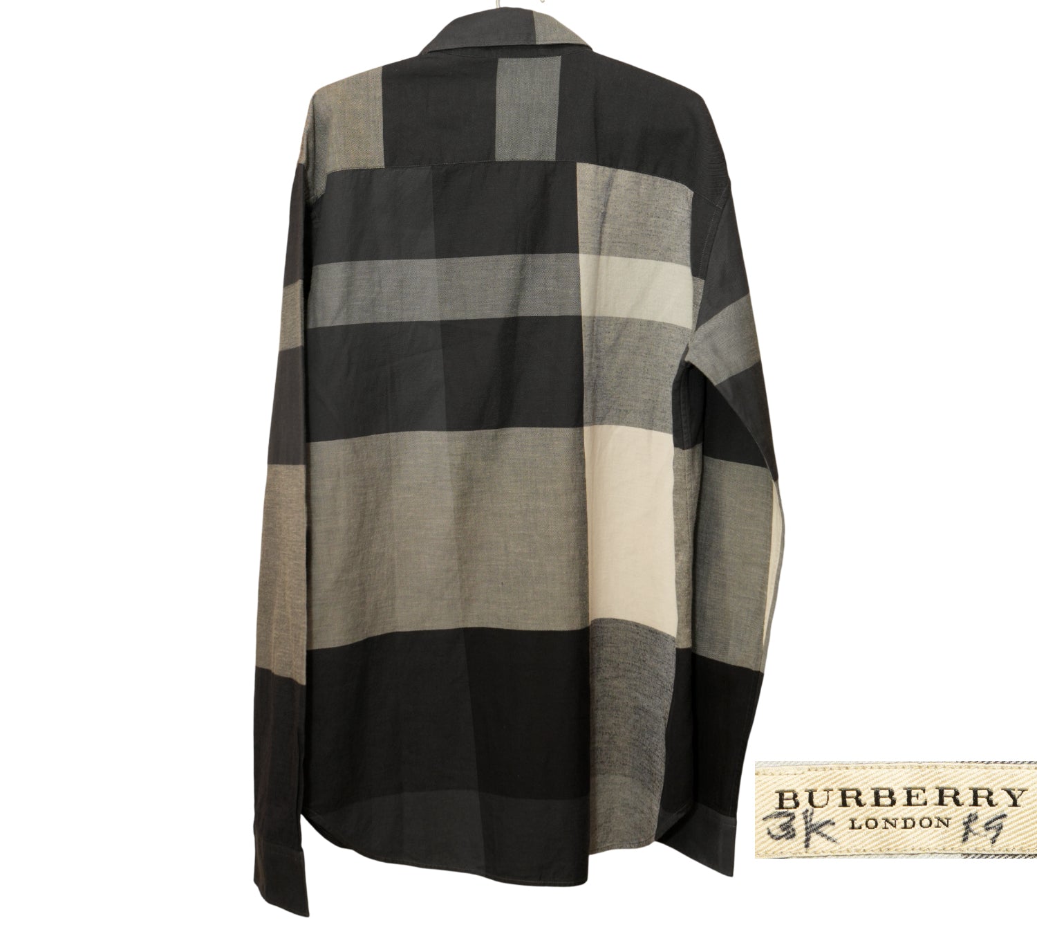 Burberry  Caxton Slim Fit Check Stretch Cotton Shirt Size - SP