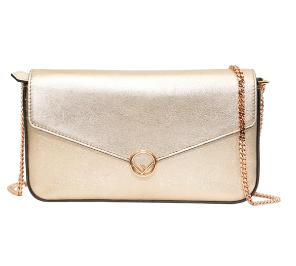Rose Gold Envelope Wallet On Chain