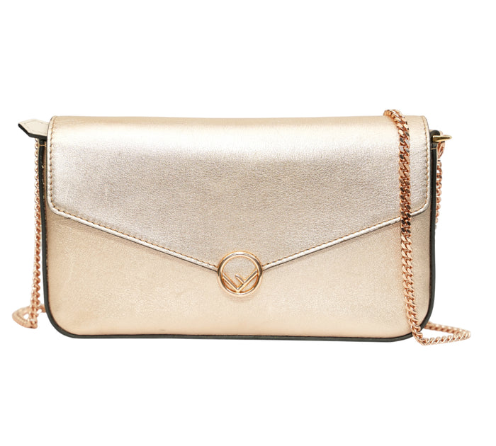 Rose Gold Envelope Wallet On Chain