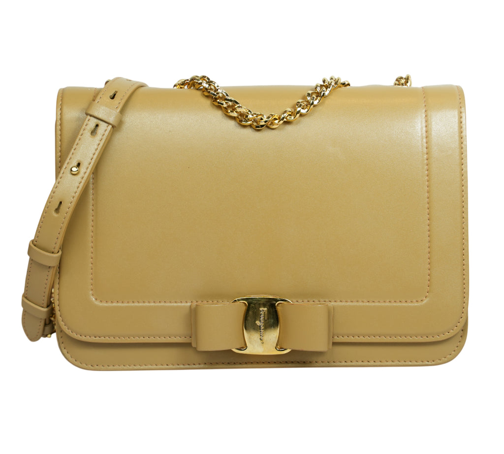 Caramel Vara Rainbow Leather Crossbody Bag