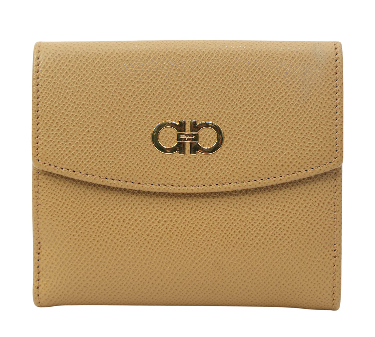 Salvatore Ferragamo Gancini Compact French Wallet