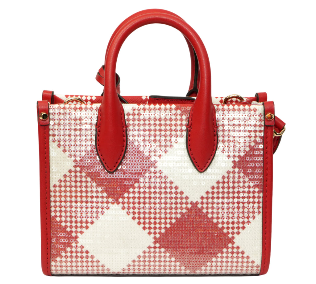 Mirella Extra-Small Sequined Shopper Crossbody Bag