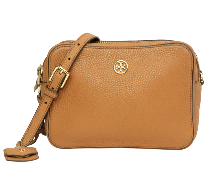 Robinson Textured Leather Double Zip Crossbody