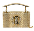 Python-Print "Mirror Snake" Shoulder Bag