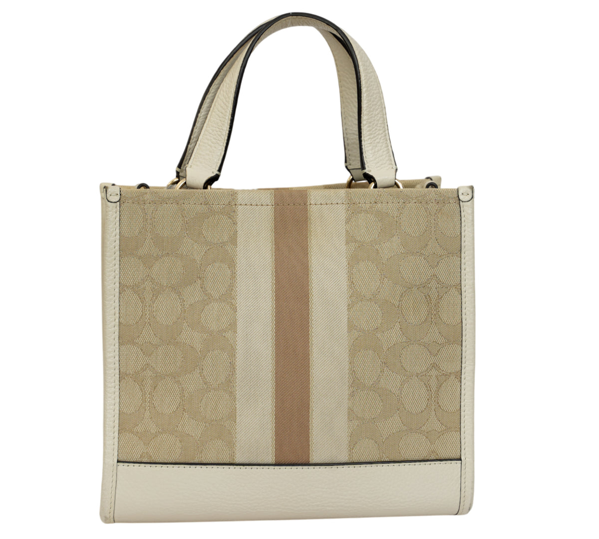 Coach Signature Jacquard Dempsey Tote