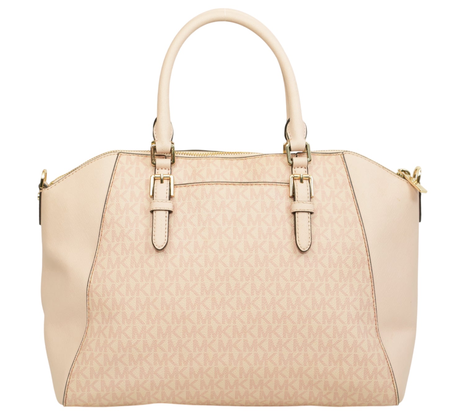 Pink Ciara Large Top Zip Satchel